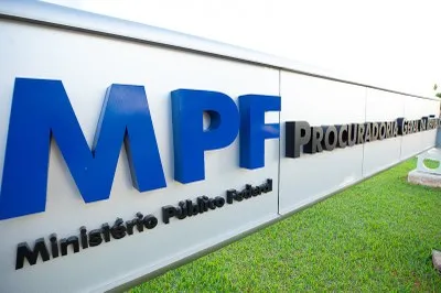 Logotipo do Ministério Público Federal (MPF), representando a instituição responsável pela fiscalização da lei no Brasil