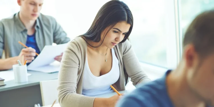 Estudantes se preparando para o concurso, representando a preparação para o Concurso Embrapa 2025