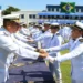 Cerimônia de formatura de oficiais da Marinha do Brasil, com entrega de espadas