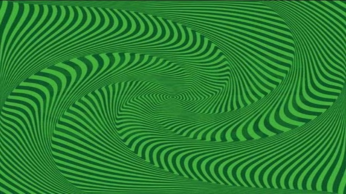 Imagem com padrão listrado em verde e preto para desafio de encontrar palavras ocultas
