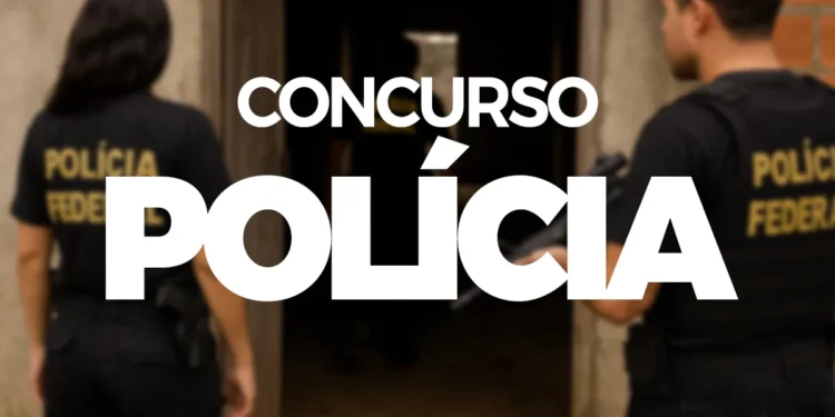 Agentes da Polícia Federal durante operação – concurso público em destaque