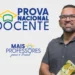 Imagem da Prova Nacional Docente (PND) com candidato sorridente, simbolizando o exame para candidatos à docência na educação básica
