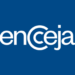Logo oficial do Encceja em fundo azul