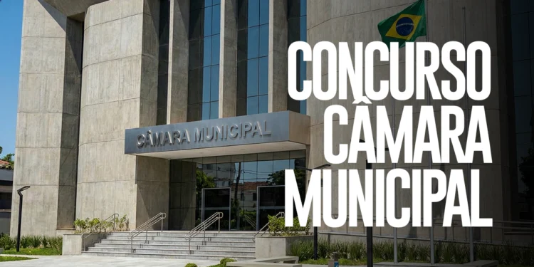 Prédio de câmara municipal com fachada moderna