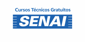 Logo SENAI — cursos técnicos gratuitos 2026