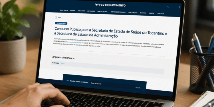 Concurso SES-TO: edital publicado com 5.124 vagas na Saúde e salários de até R$ 17.727,63