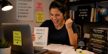 Concursos públicos: celebrar cada pequeno avanço nos estudos pode aumentar suas chances de aprovação