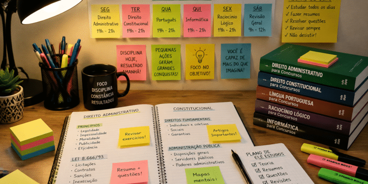 Post-it e cores nos estudos: método simples de organização pode transformar sua rotina de aprendizado